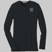 LM1008.rle - Ladies Concept Stretch Button Front Cardigan